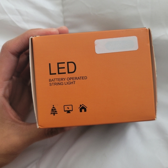 LED Battery Operated String Light - Black - Picture 2 of 3